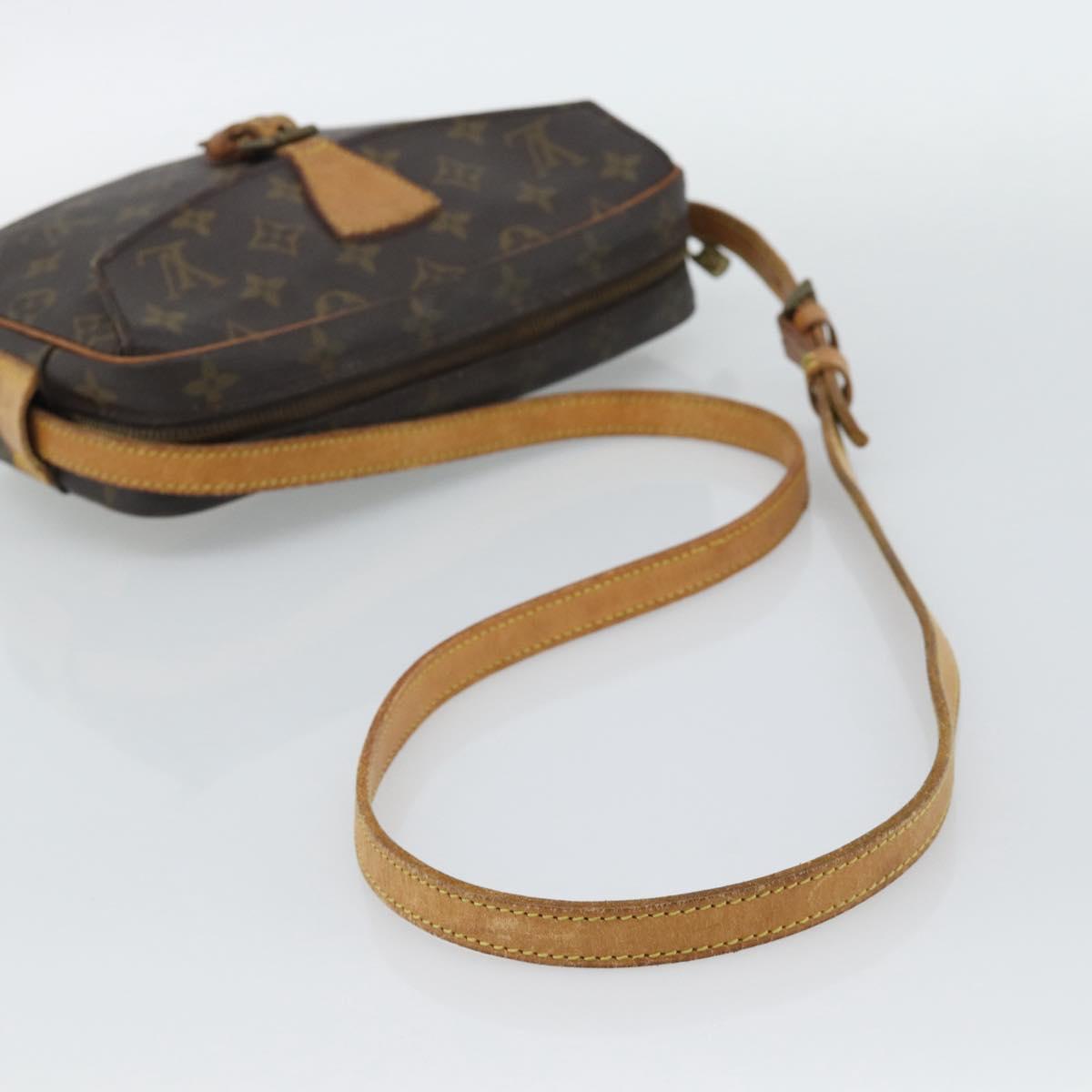 LOUIS VUITTON Monogram Jeune Fille MM Shoulder Bag M51226 LV Auth BA14421