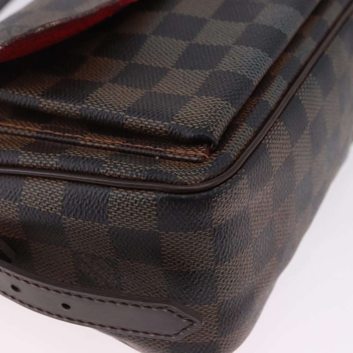 LOUIS VUITTON Damier Ebene Ravello GM Shoulder Bag N60006 LV Auth BA14431