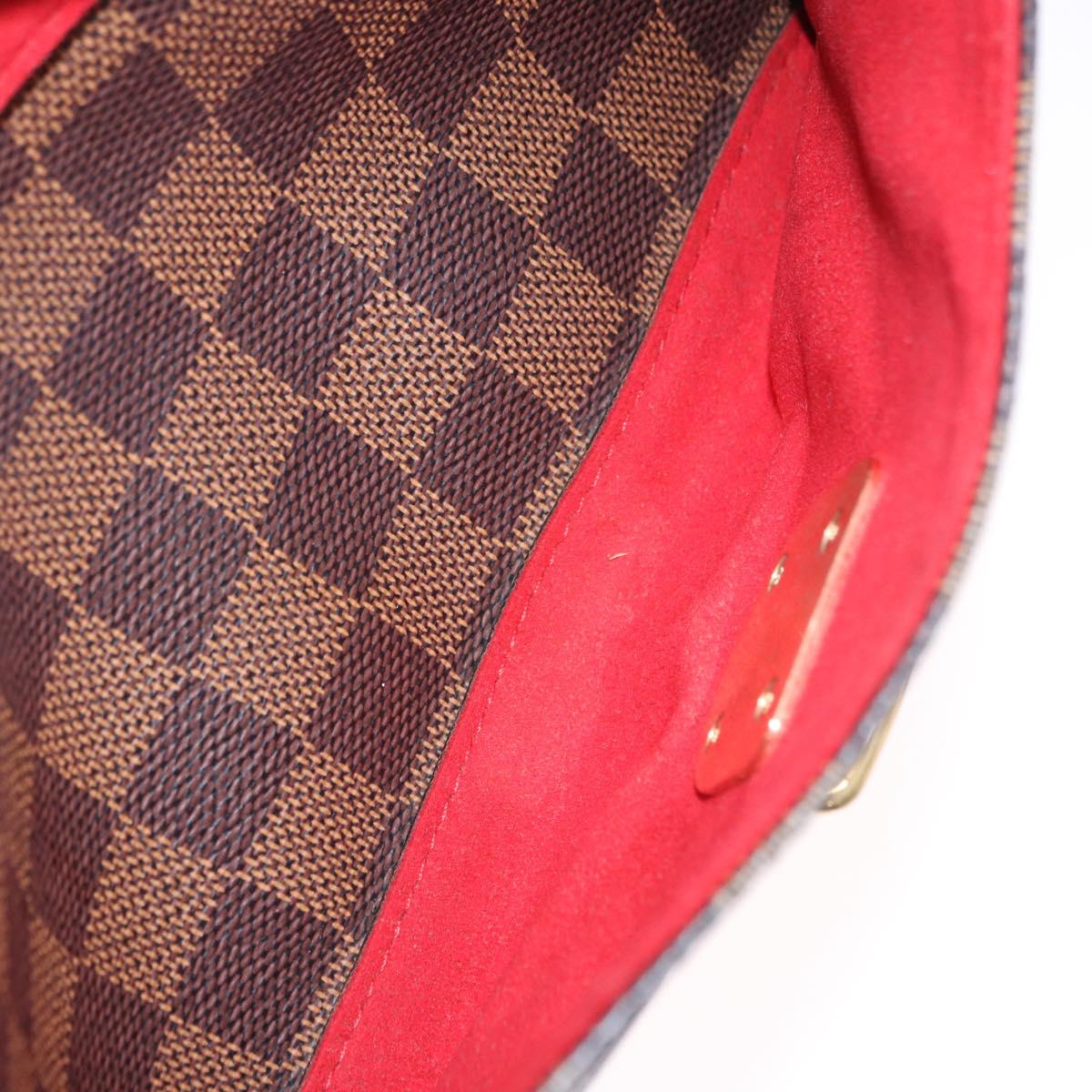 LOUIS VUITTON Damier Ebene Ravello GM Shoulder Bag N60006 LV Auth BA14431