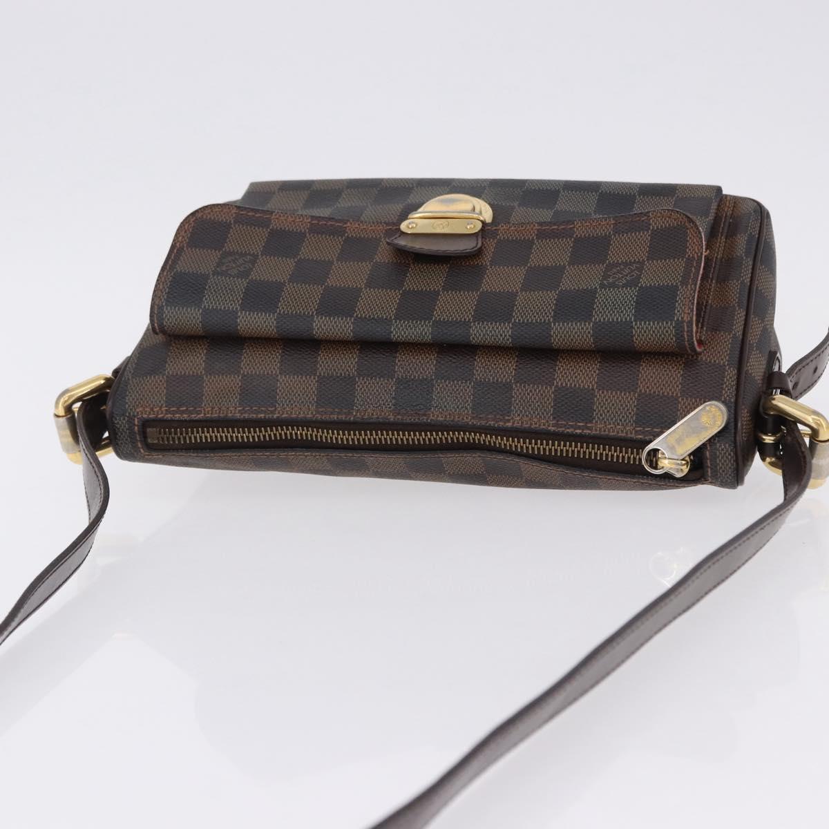 LOUIS VUITTON Damier Ebene Ravello GM Shoulder Bag N60006 LV Auth BA14431