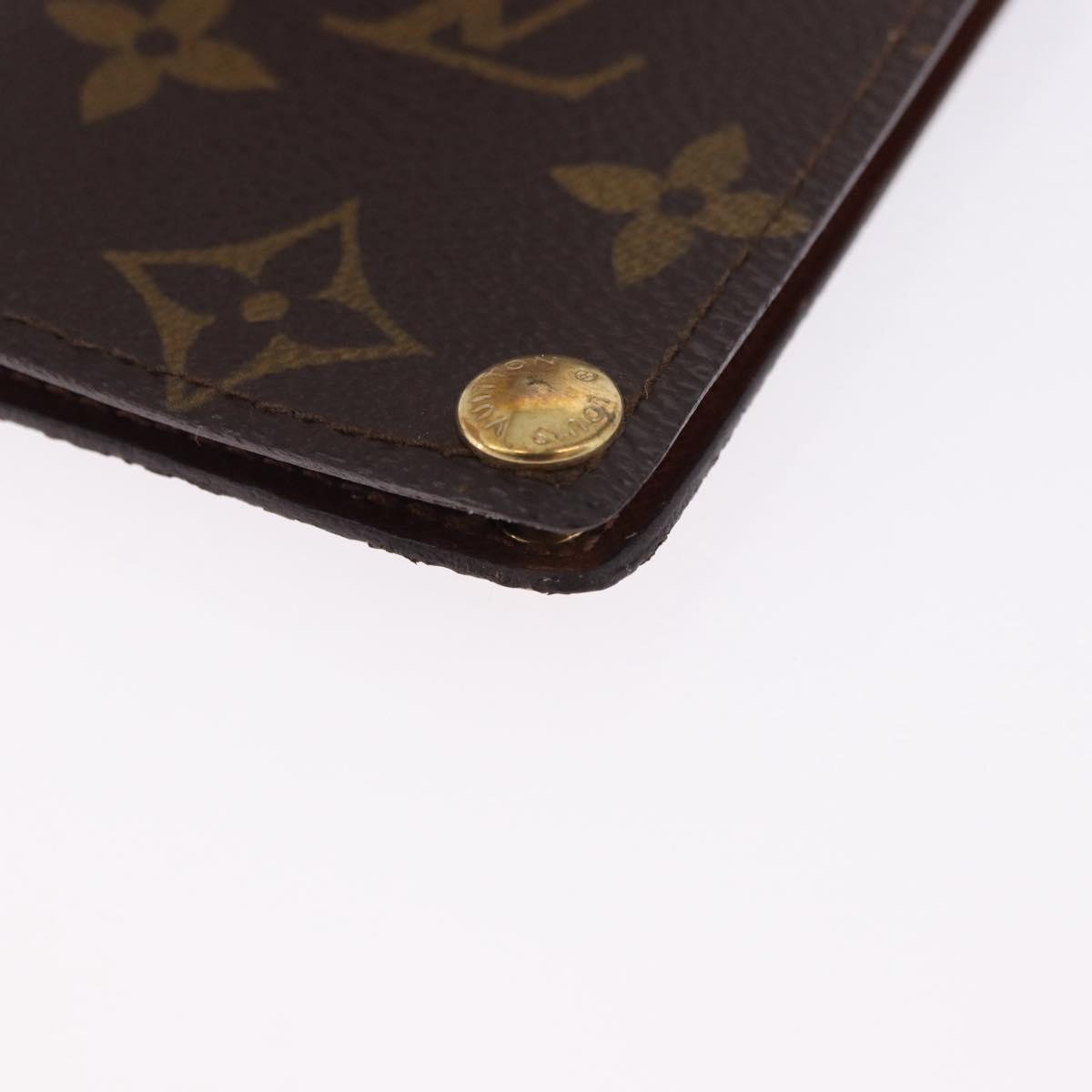 LOUIS VUITTON Monogram Porto Cartes Crdit Pression Card Case M60937 Auth BA14432