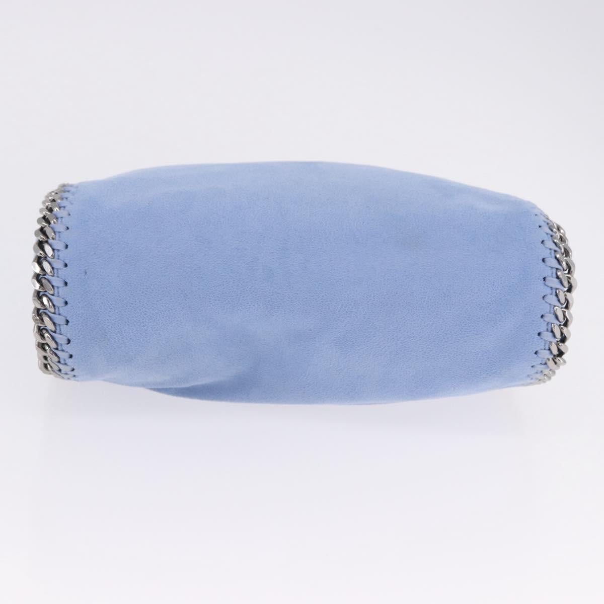 Stella MacCartney Chain Farabella Mini Polyester Light Blue 371223 Auth BA14436A