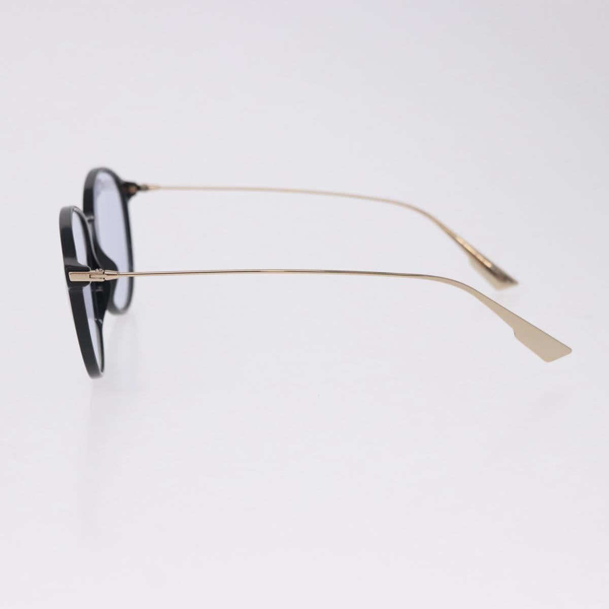 Christian Dior Sunglasses metal Black Auth BA14438A