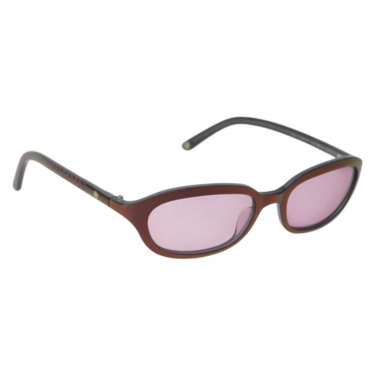CHANEL Sunglasses plastic Red CC Auth BA14445