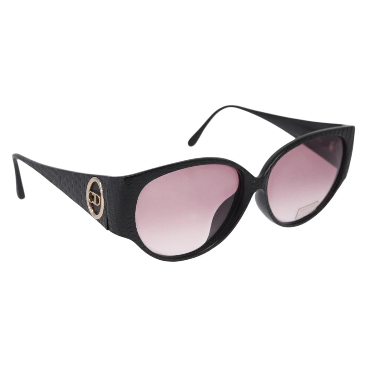Christian Dior Sunglasses plastic Black Auth BA14447A