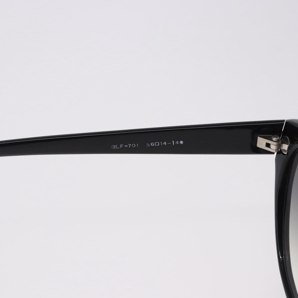 CELINE Sunglasses plastic Black Auth BA14448