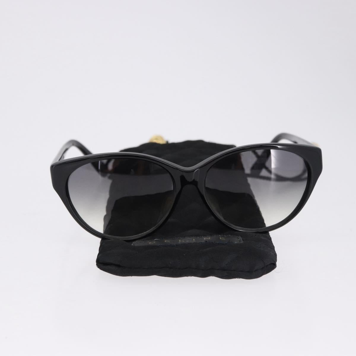 CELINE Sunglasses plastic Black Auth BA14448