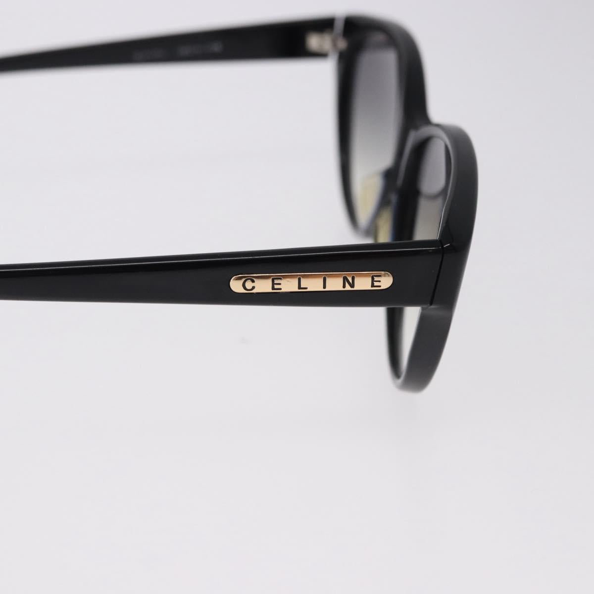 CELINE Sunglasses plastic Black Auth BA14448