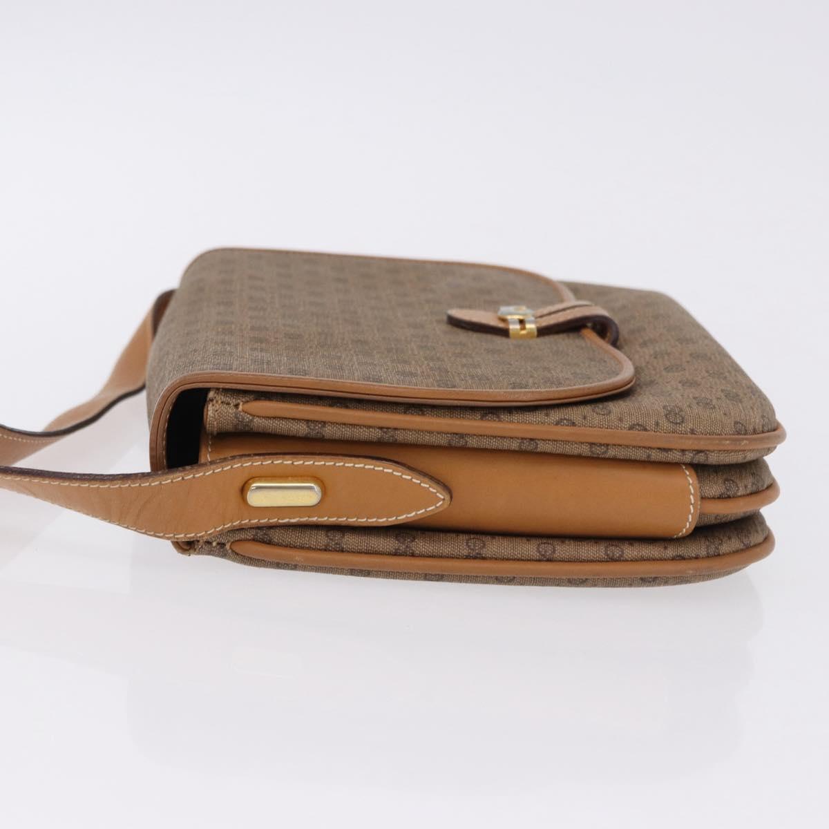 GUCCI Micro GG Supreme Shoulder Bag PVC Beige Gold 001 406 1780 Auth BA14455