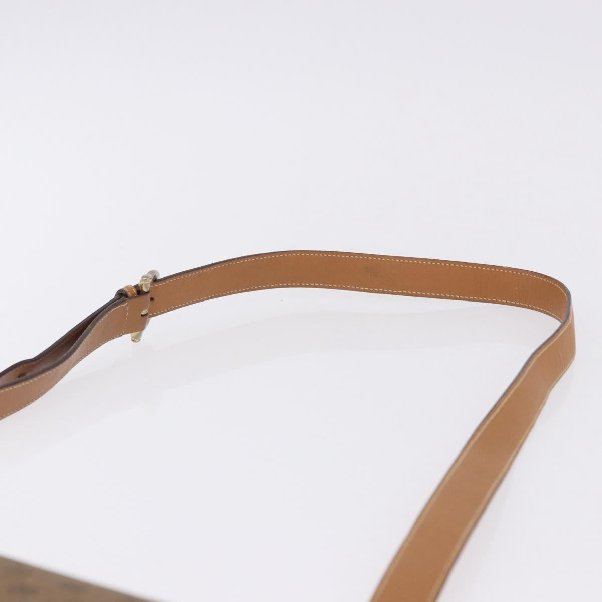 GUCCI Micro GG Supreme Shoulder Bag PVC Beige Gold 001 406 1780 Auth BA14455