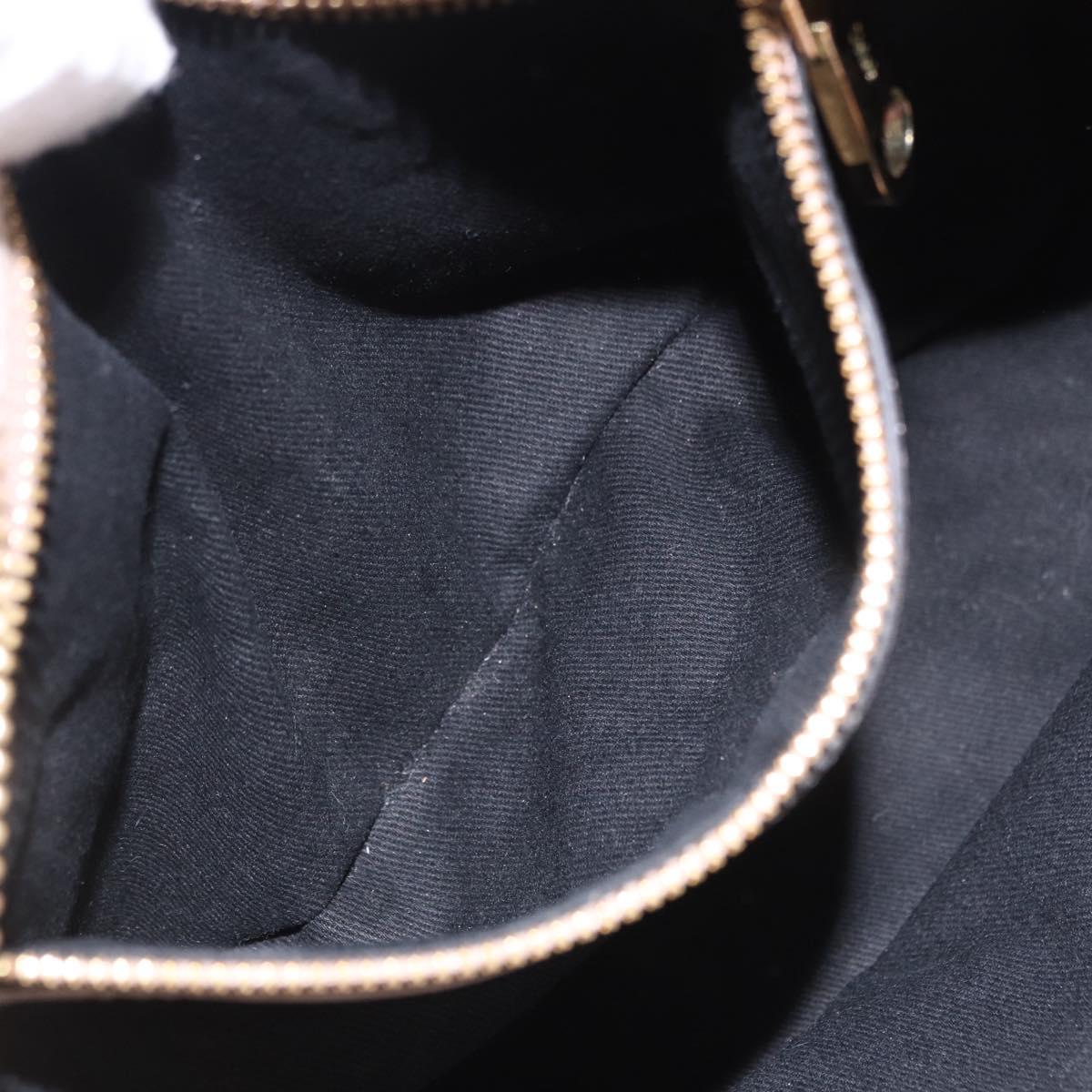 Chloe Etel Hand Bag Leather 2way Beige Gold Auth BA14456