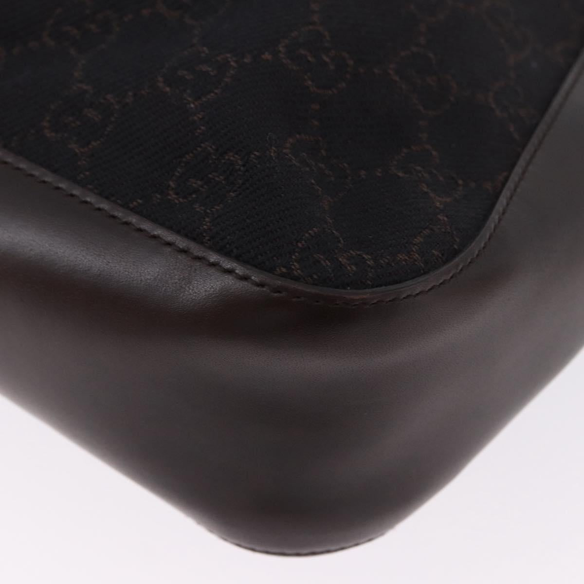 GUCCI GG Canvas Tote Bag Black 73983 Auth BA14459A