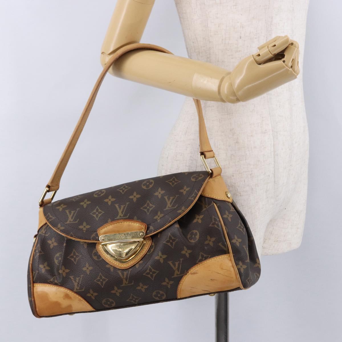 LOUIS VUITTON Monogram Beverly MM Shoulder Bag M40121 LV Auth BA14460