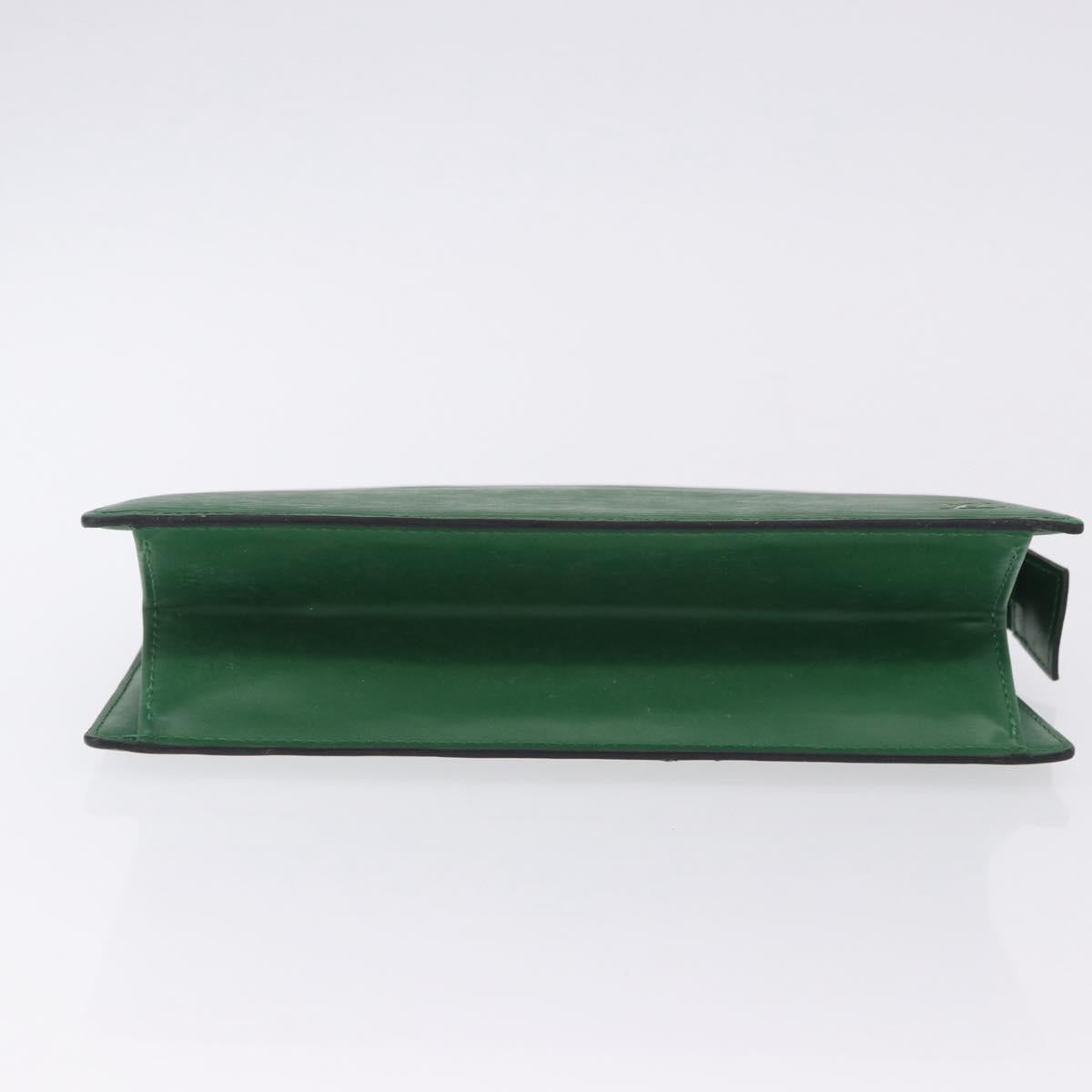 LOUIS VUITTON Epi Trousse Crete Pouch Green M48404 LV Auth BA14465