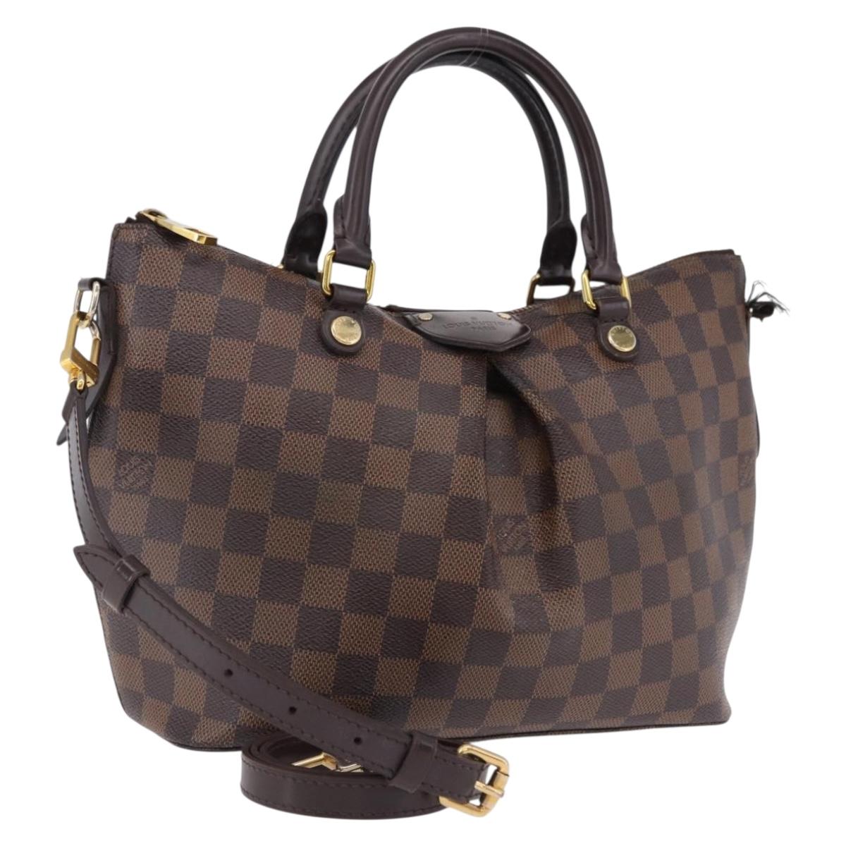 LOUIS VUITTON Damier Ebene Sienna PM Shoulder Bag N41545 LV Auth BA14466