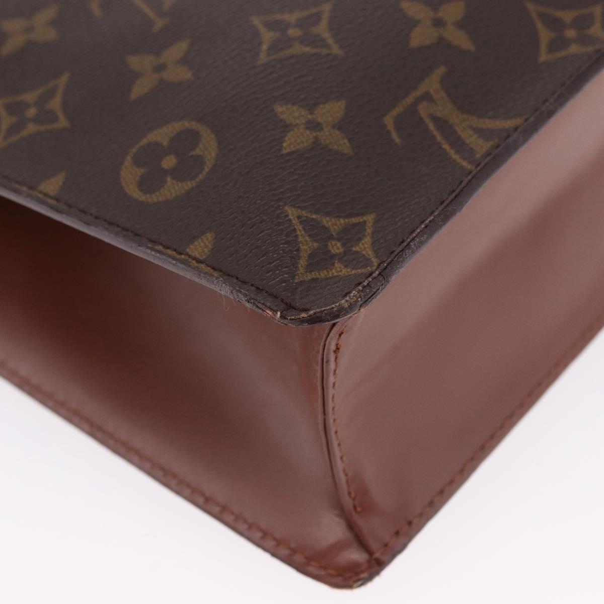 LOUIS VUITTON Monogram Monceau 28 Hand Bag M51185 LV Auth BA14467