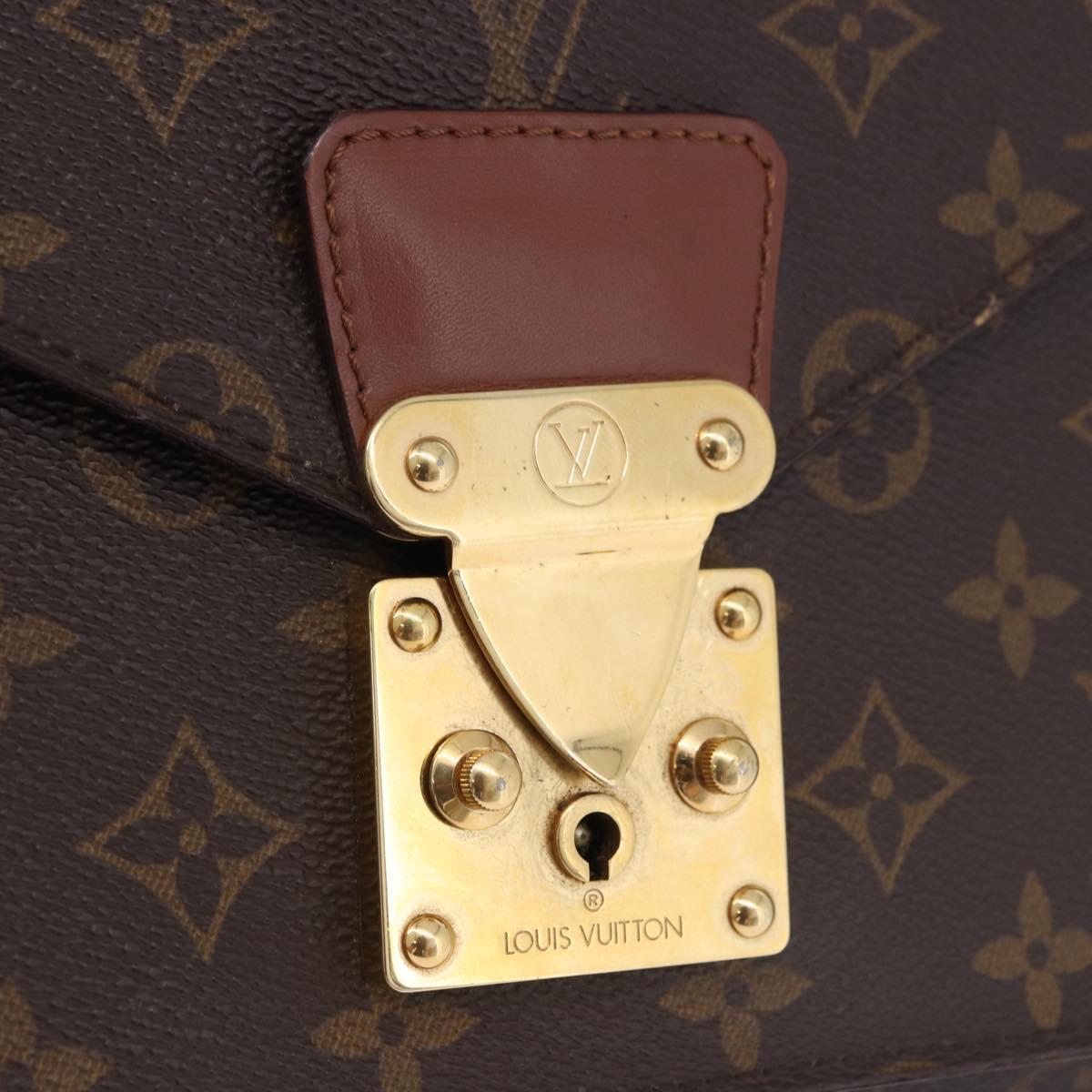 LOUIS VUITTON Monogram Monceau 28 Hand Bag M51185 LV Auth BA14467