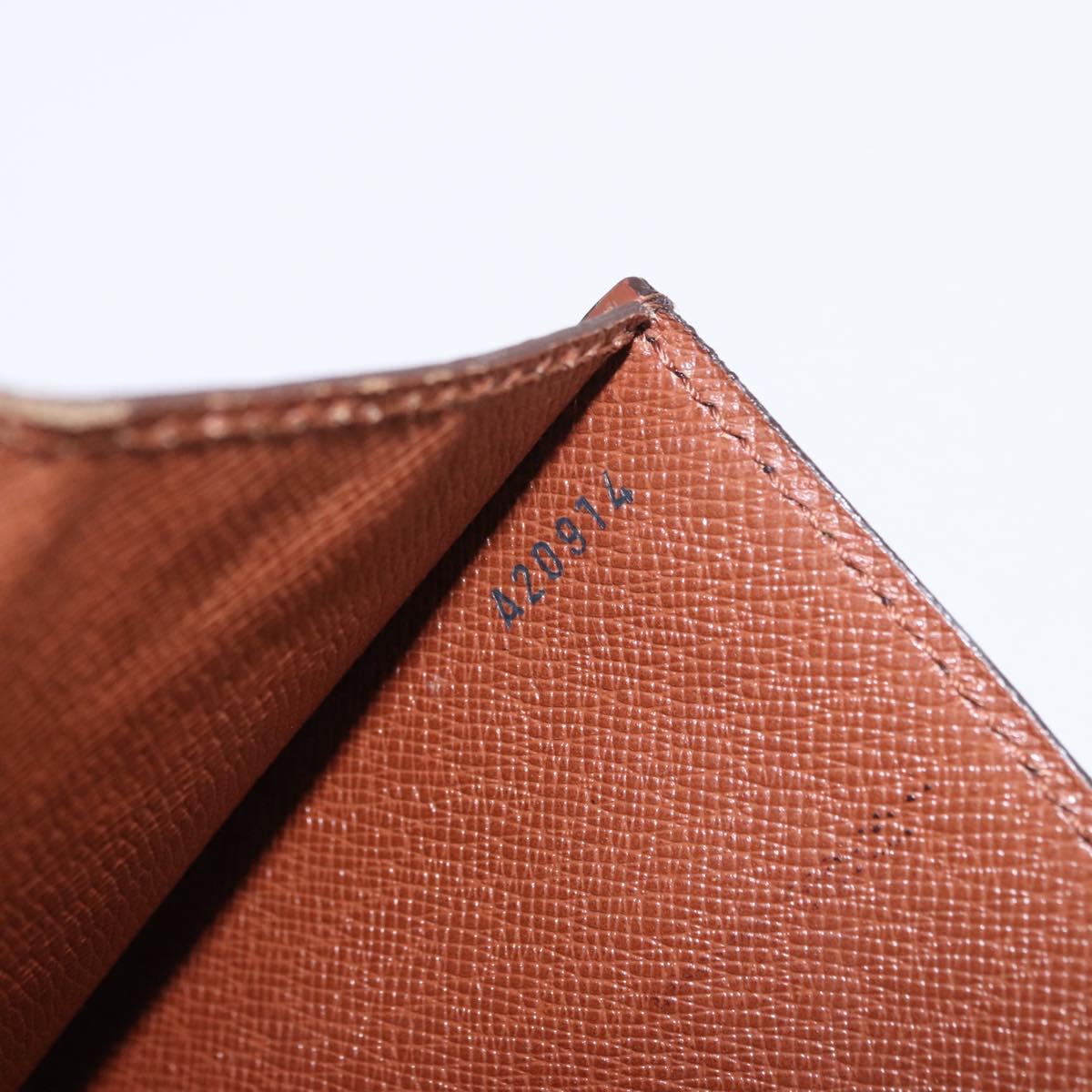 LOUIS VUITTON Monogram Monceau 28 Hand Bag M51185 LV Auth BA14467