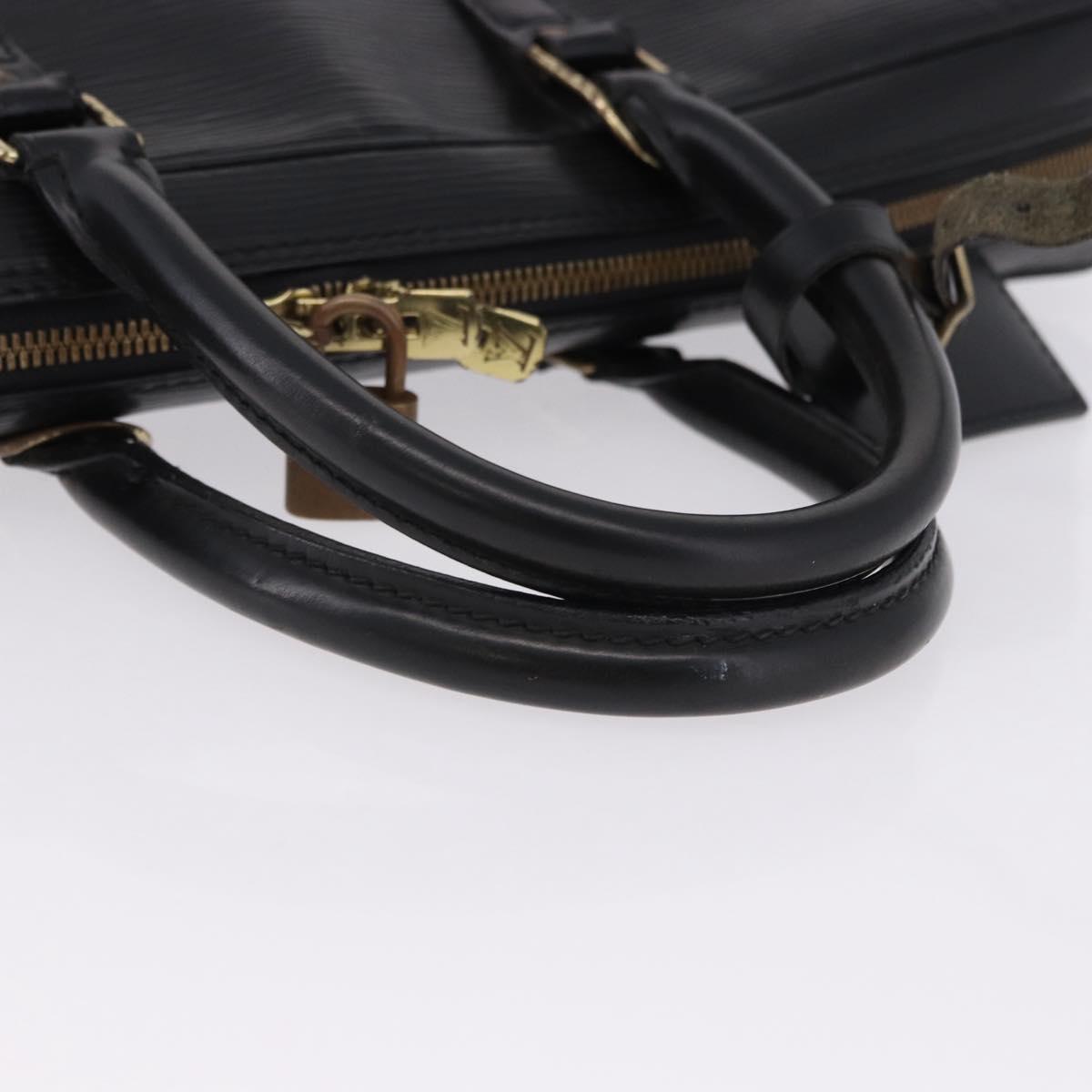 LOUIS VUITTON Epi Porte Documents Voyage Business Bag Black M40321 Auth BA14478