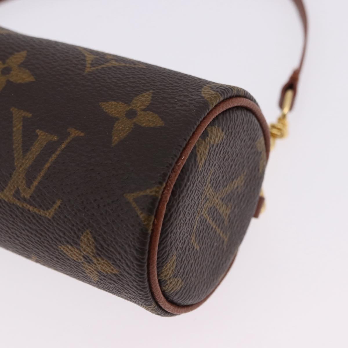 LOUIS VUITTON Monogram Papillon Pouch LV Auth BA14479