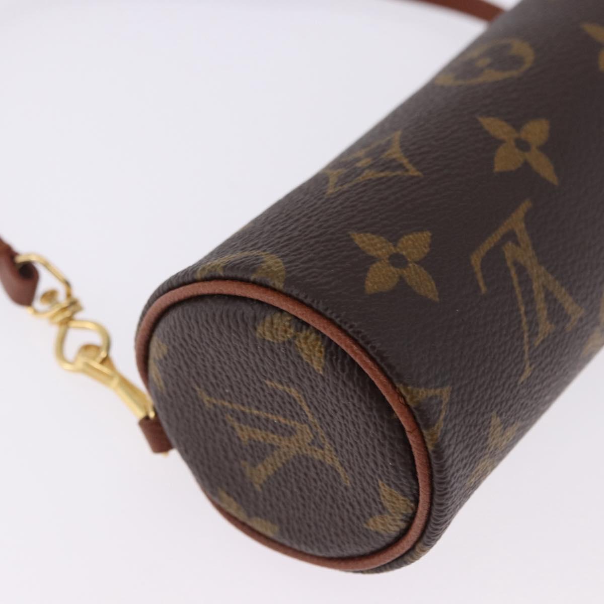 LOUIS VUITTON Monogram Papillon Pouch LV Auth BA14479