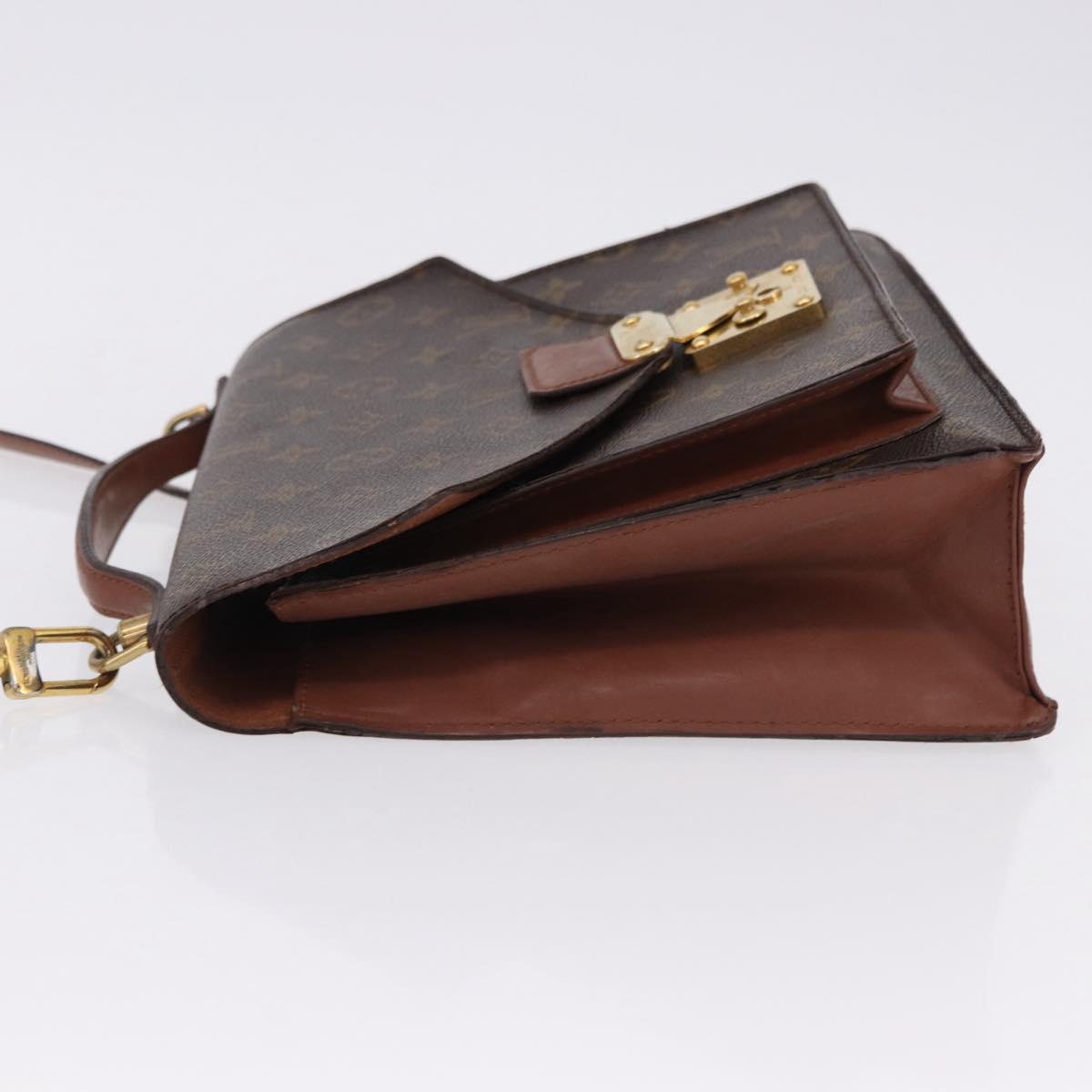 LOUIS VUITTON Monogram Monceau 28 Hand Bag M51185 LV Auth BA14480