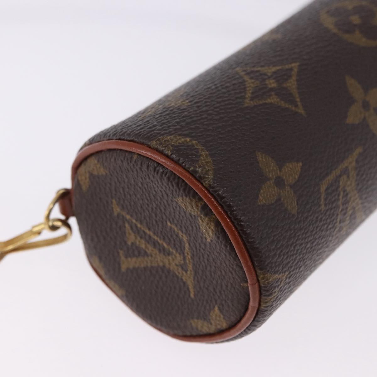 LOUIS VUITTON Monogram Papillon Pouch LV Auth BA14481