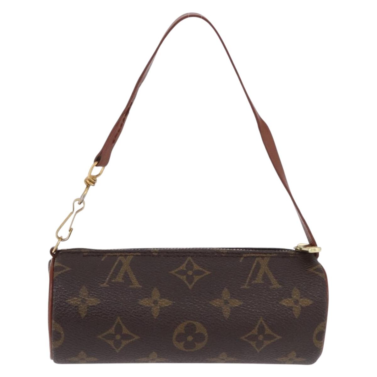 LOUIS VUITTON Monogram Papillon Pouch LV Auth BA14481