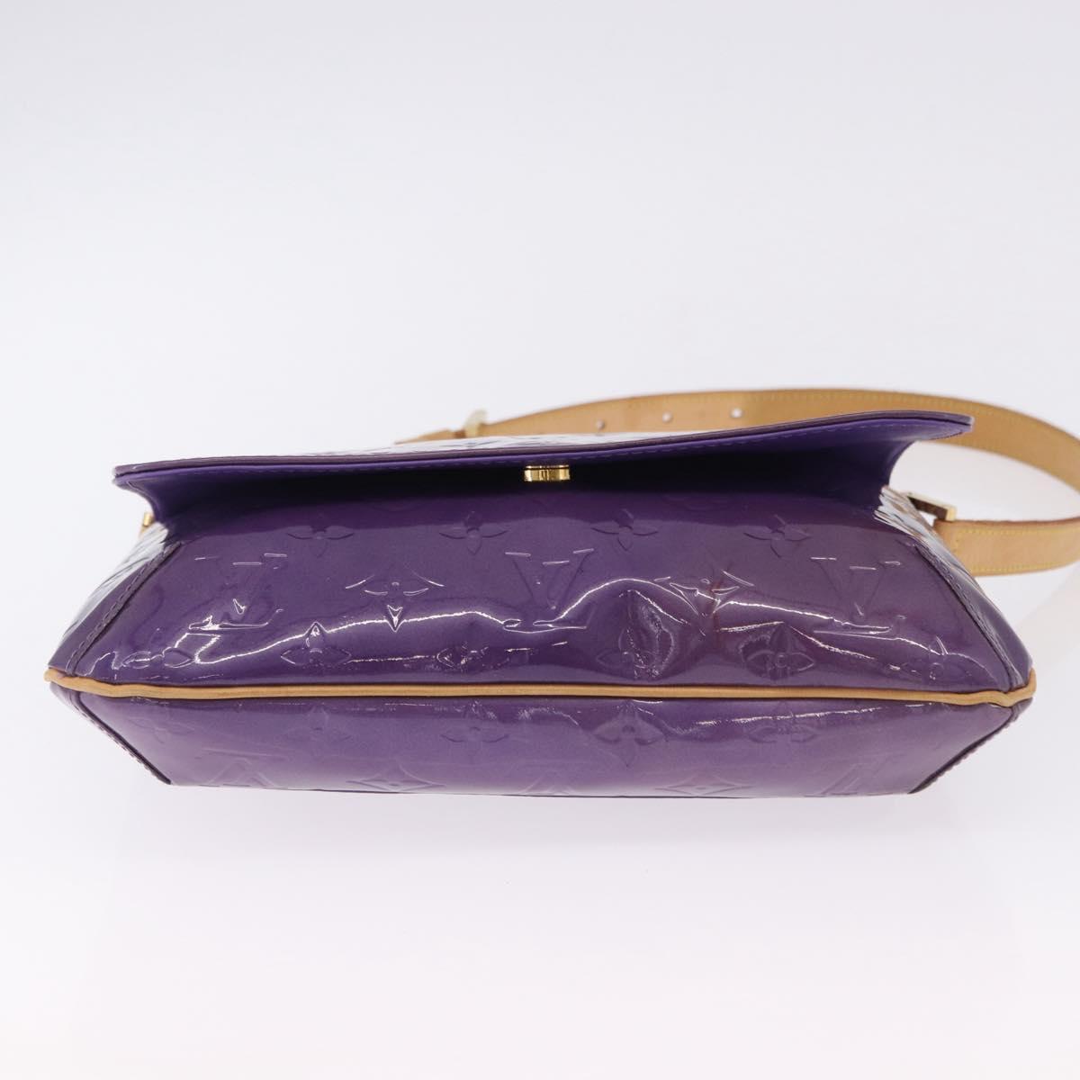 LOUIS VUITTON Monogram Vernis Thompson Street Purple Viole M91095 Auth BA14487