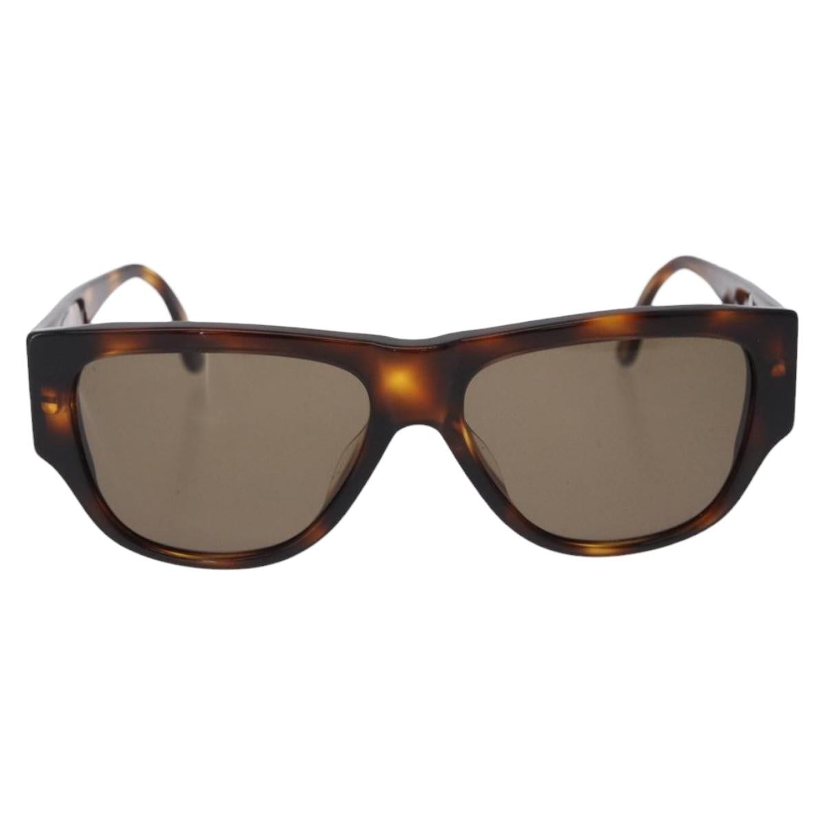 CHANEL Sunglasses plastic Brown CC Auth BA14488M