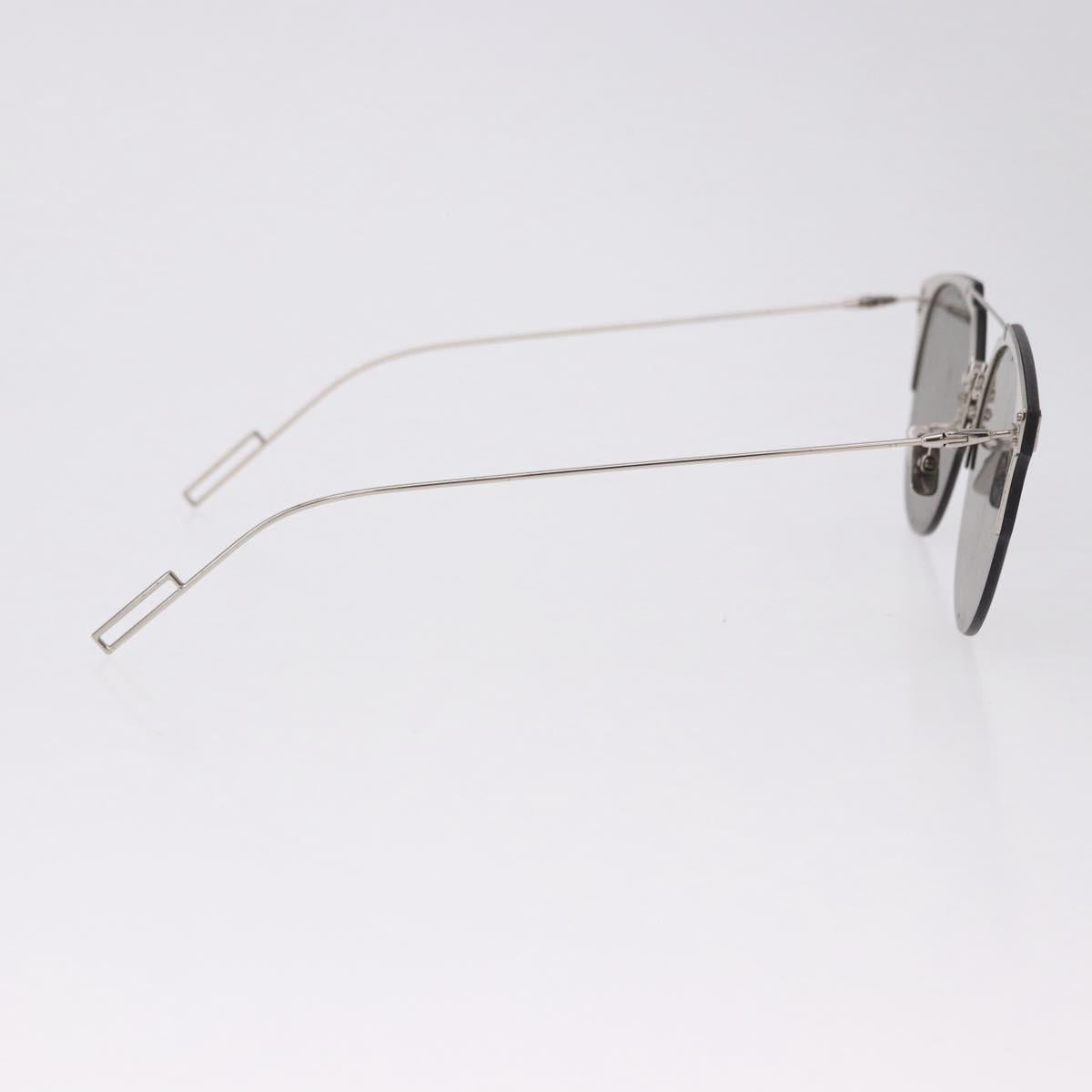 Christian Dior DIOR HOMME Sunglasses metal Silver Auth BA14496