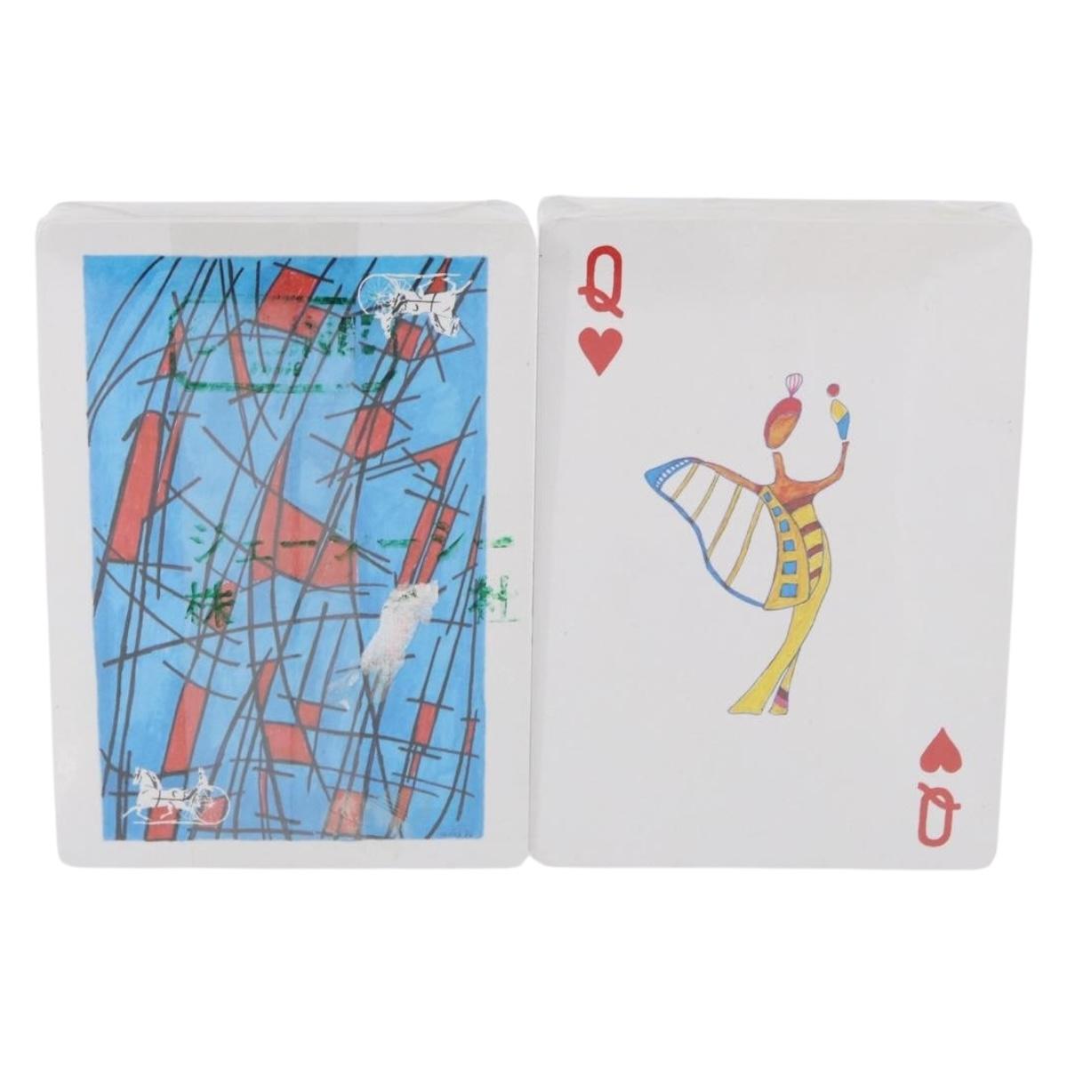 CELINE Playing Cards Paper Multicolor Auth BA14497