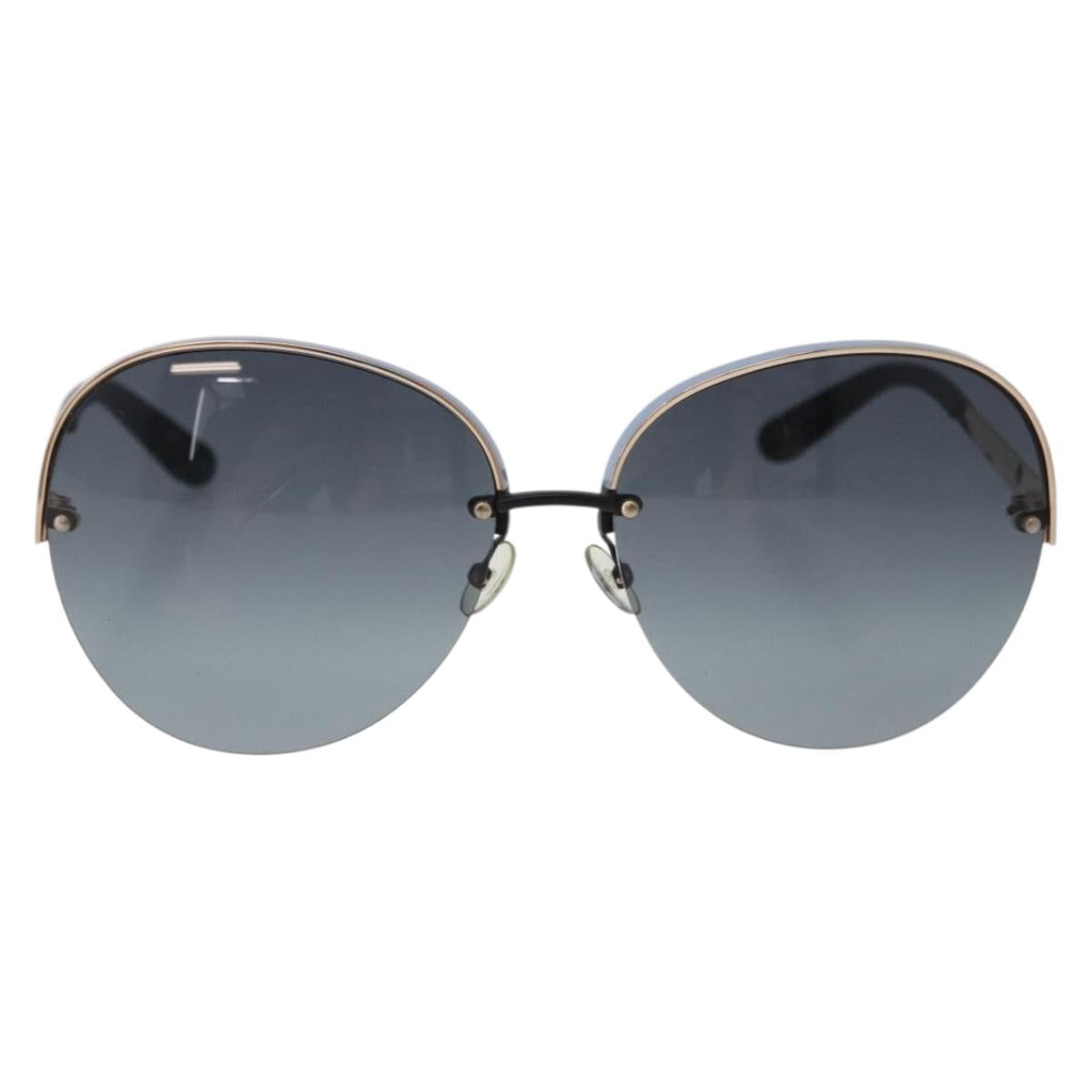Christian Dior Sunglasses metal Light Blue Black Auth BA14499A