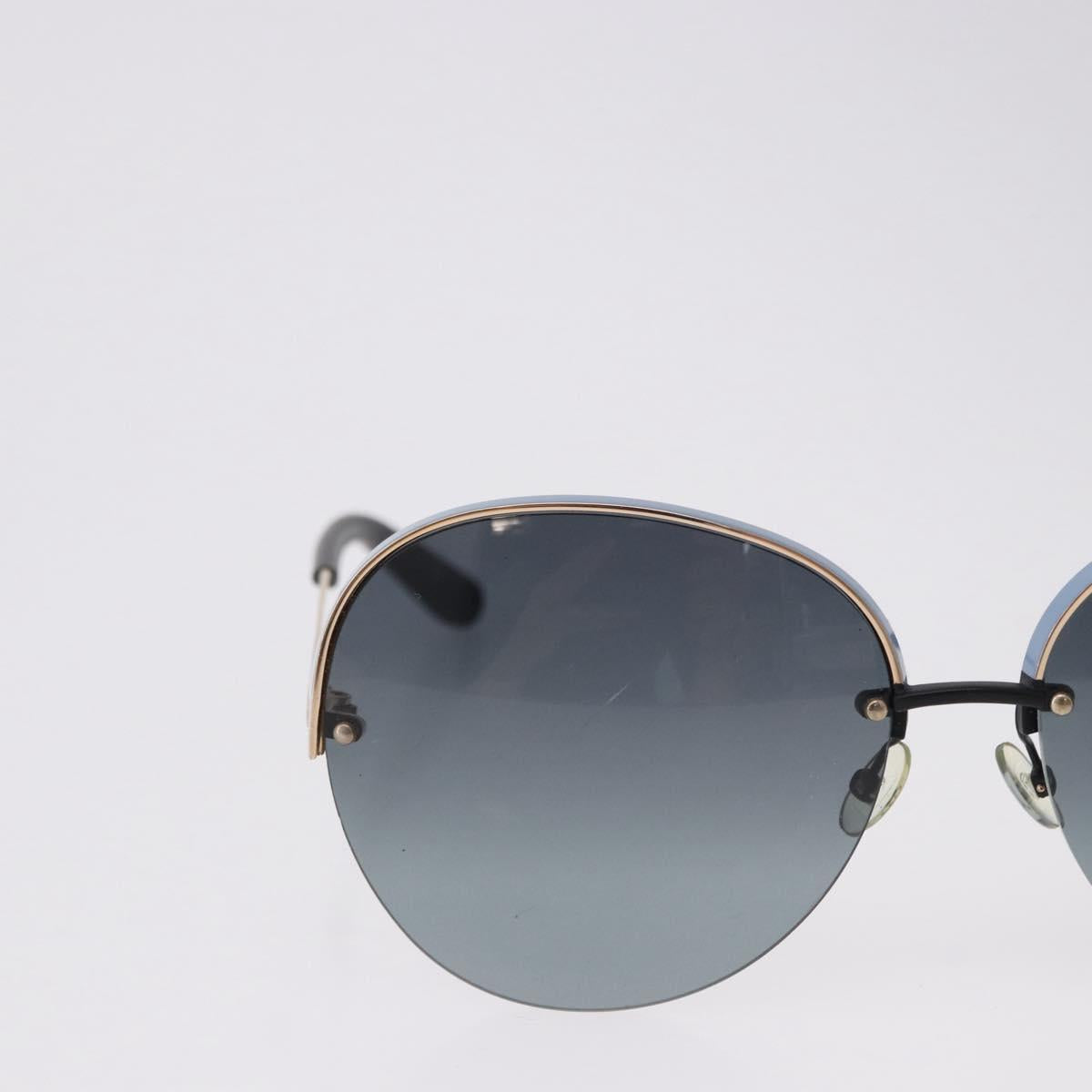 Christian Dior Sunglasses metal Light Blue Black Auth BA14499A