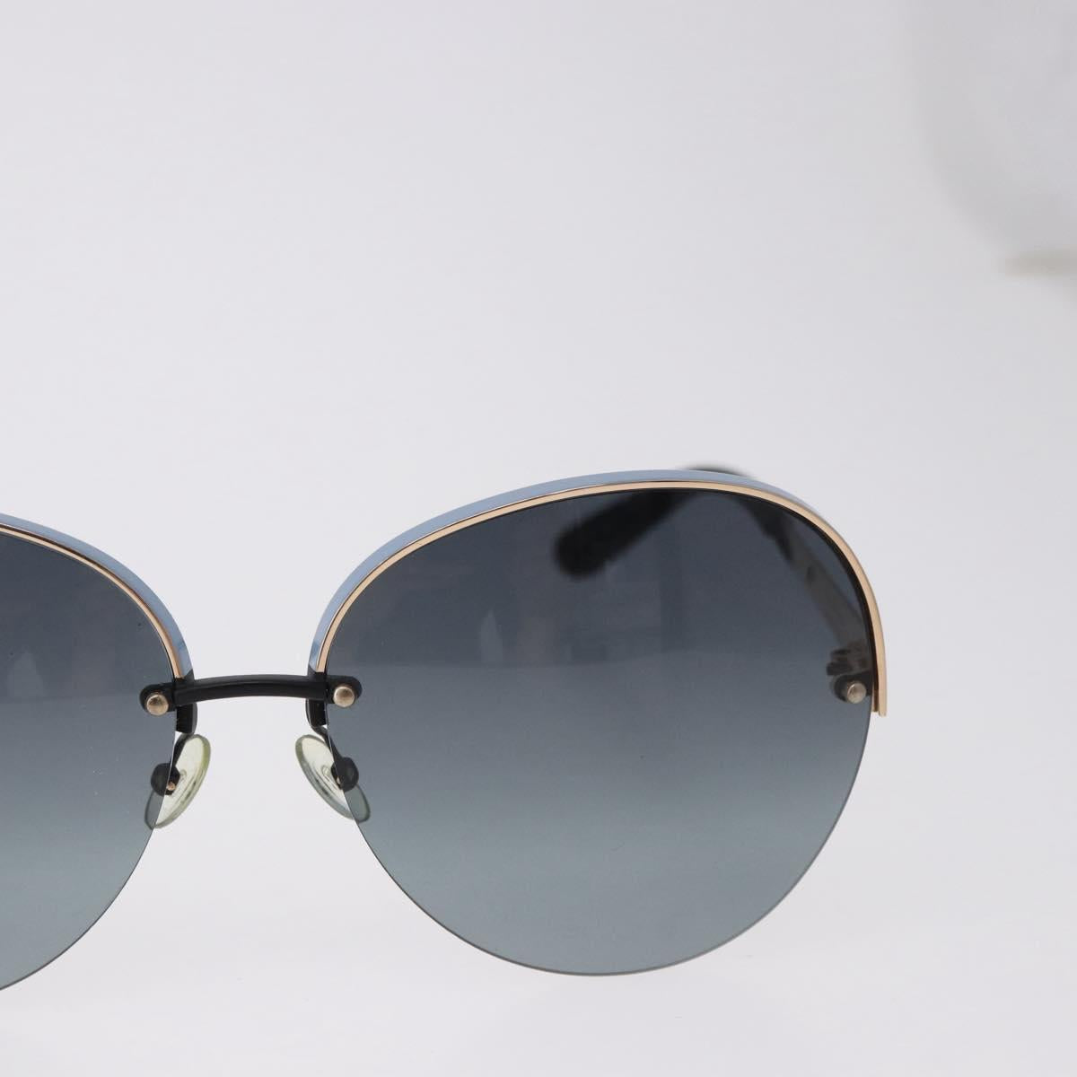 Christian Dior Sunglasses metal Light Blue Black Auth BA14499A