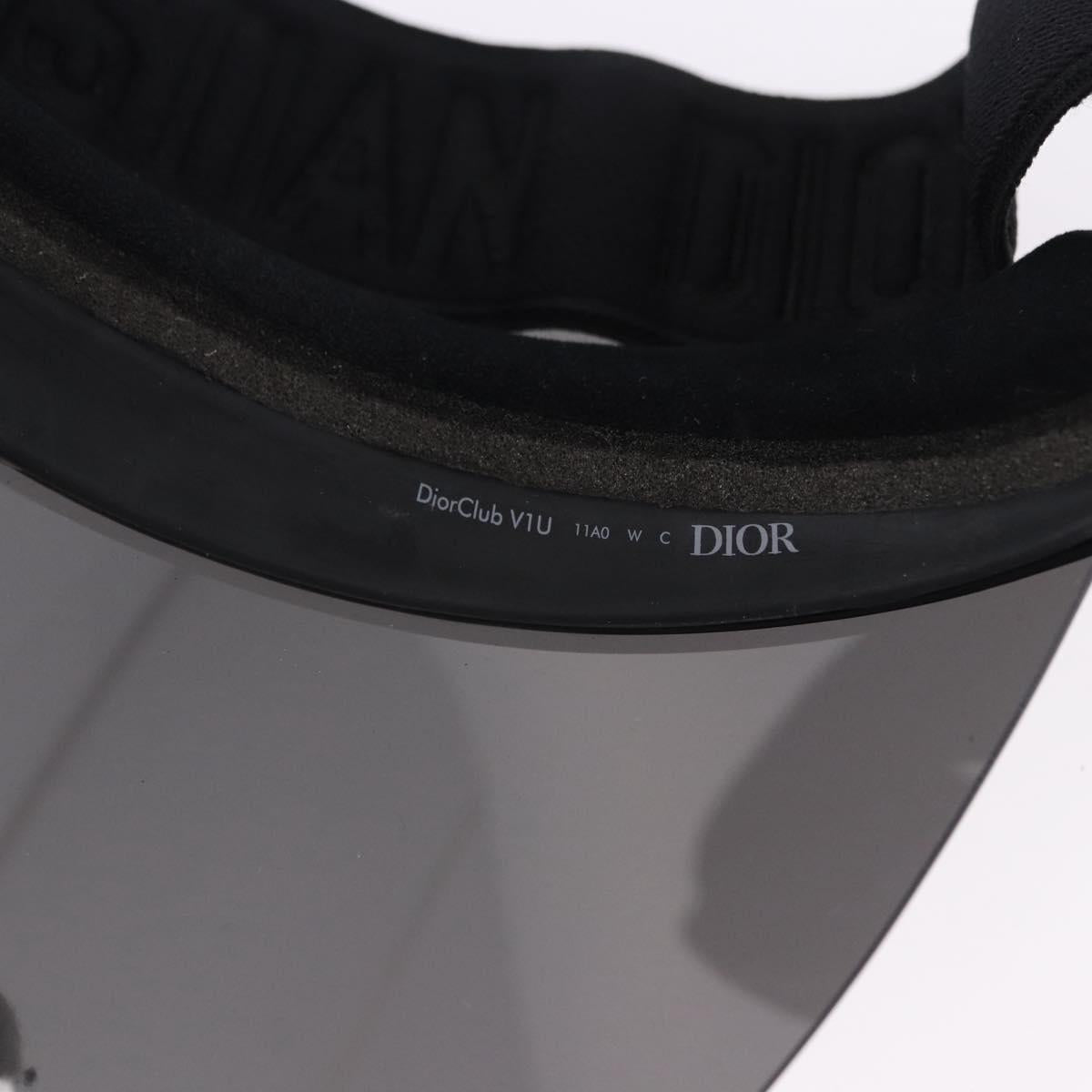 Christian Dior Sun Visor plastic Black Auth BA14500M