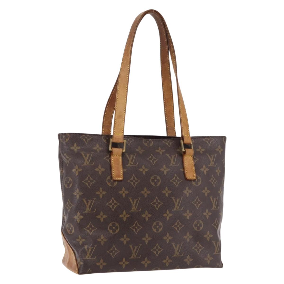 LOUIS VUITTON Monogram Cabas Piano Tote Bag M51148 LV Auth BA14505