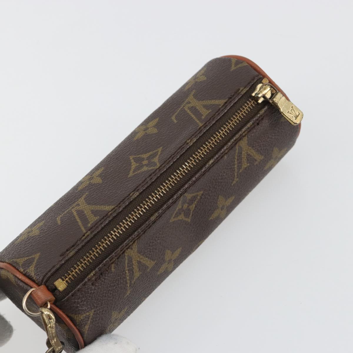 LOUIS VUITTON Monogram Papillon Pouch LV Auth BA14518