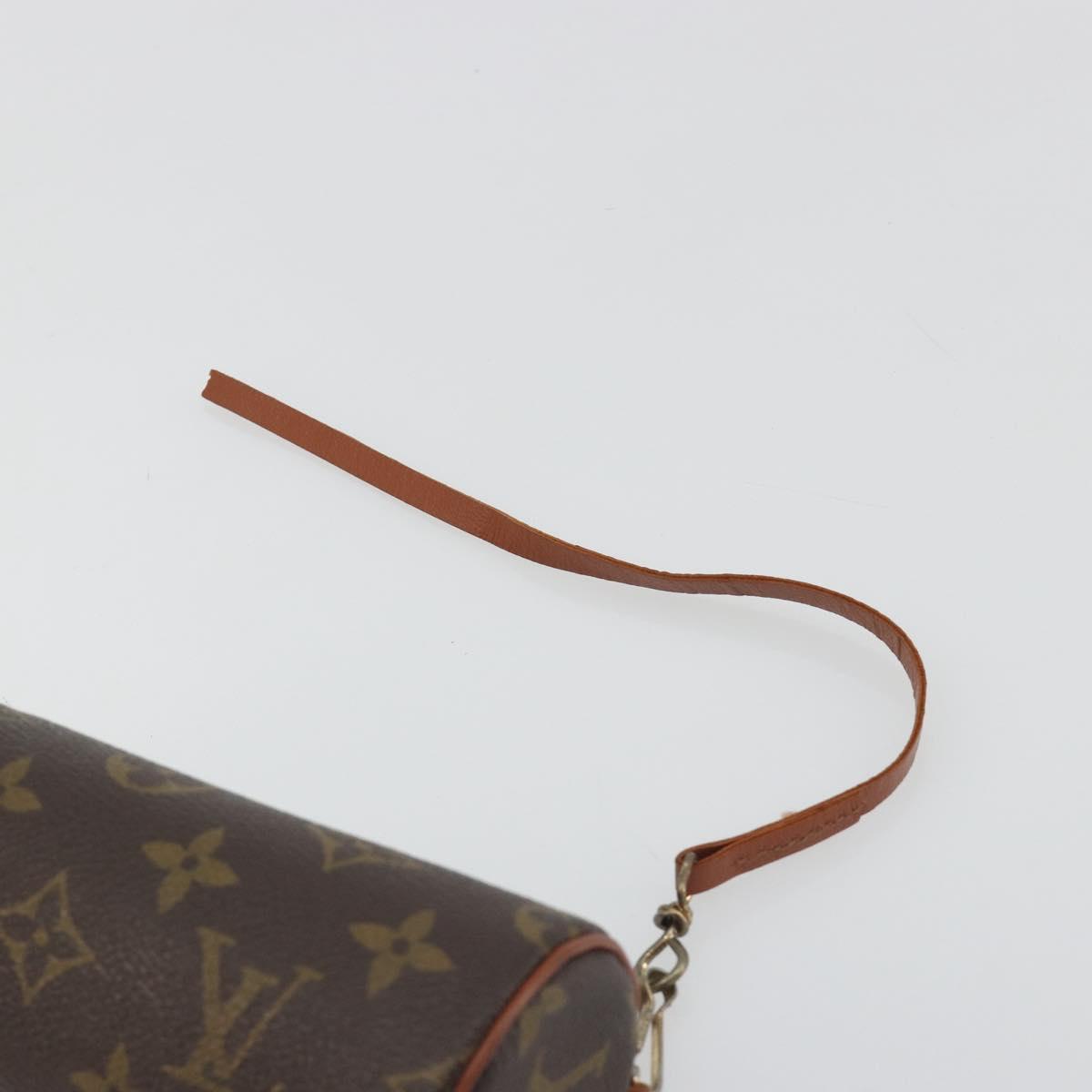 LOUIS VUITTON Monogram Papillon Pouch LV Auth BA14518