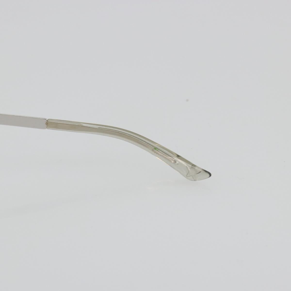 Christian Dior Rimless Sunglasses Metal Silver Auth BA14523V