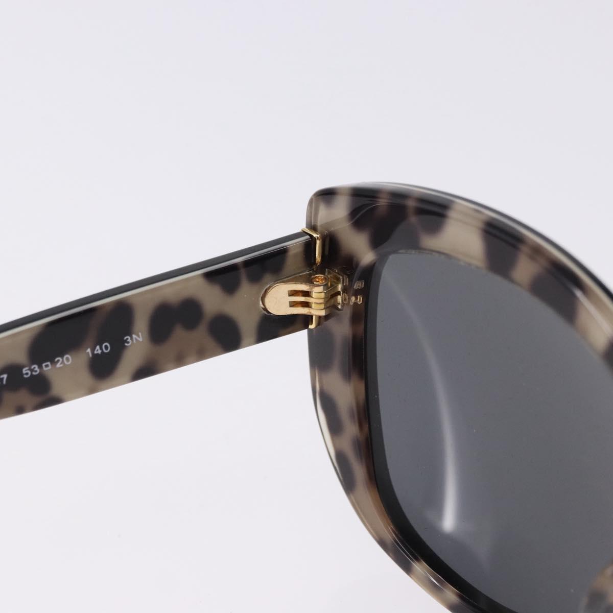 DOLCE&GABBANA Sunglasses Plastic Black Gold Auth BA14526