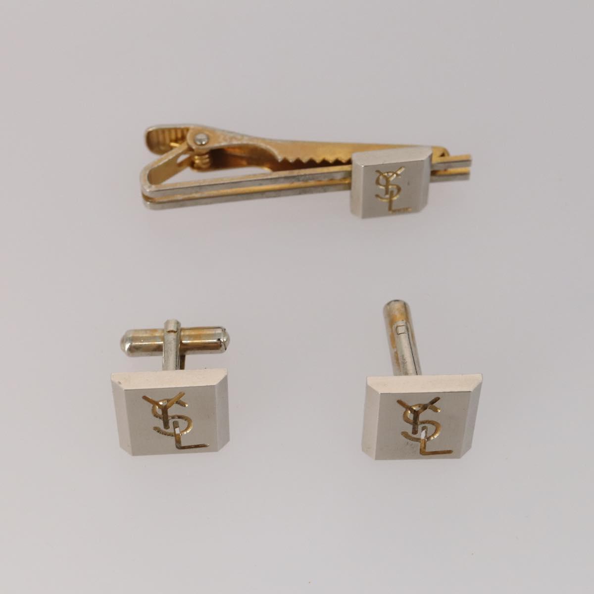 Burberrys Christian Dior Celine Saint Laurent Cuffs 10 Set Gold Auth BA14532