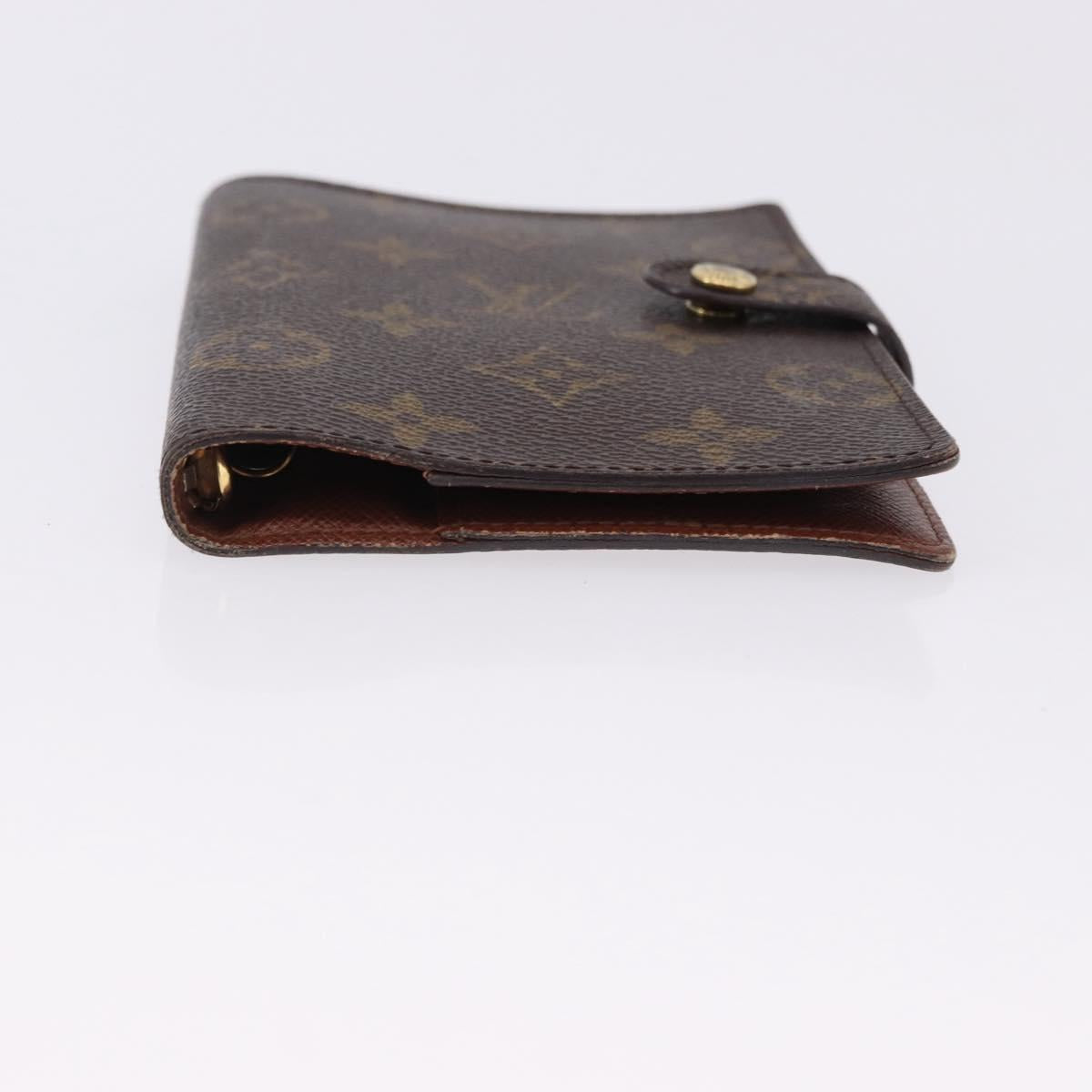 LOUIS VUITTON Monogram Agenda PM Day Planner Cover R20005 LV Auth BA14533
