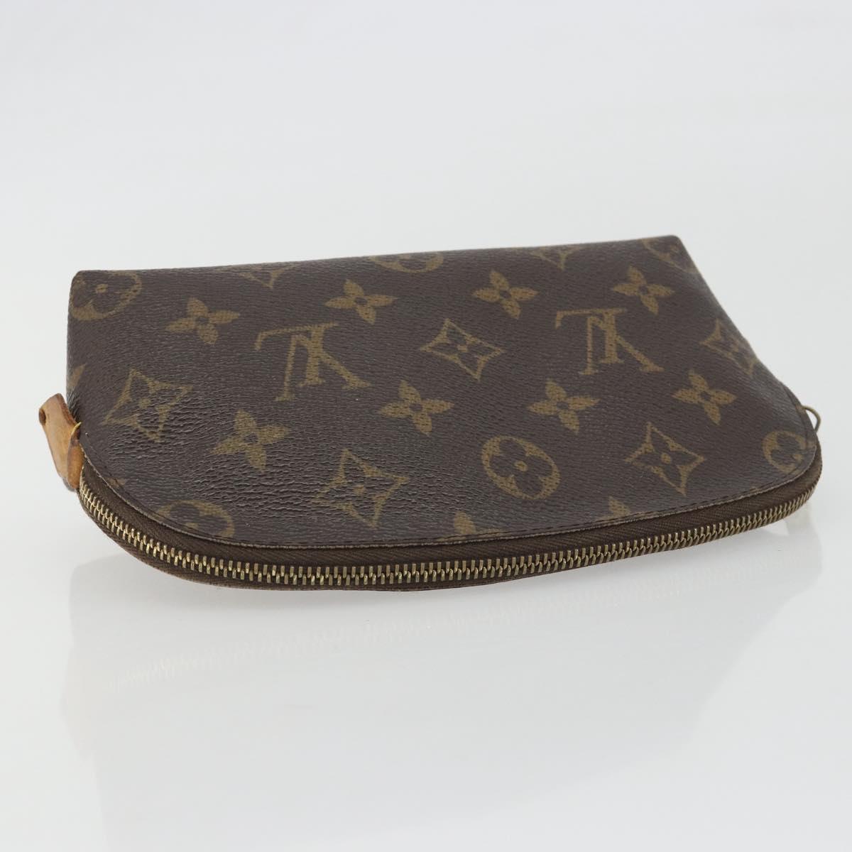 LOUIS VUITTON Monogram Pochette Cosmetic PM Pouch M43998 LV Auth BA14535