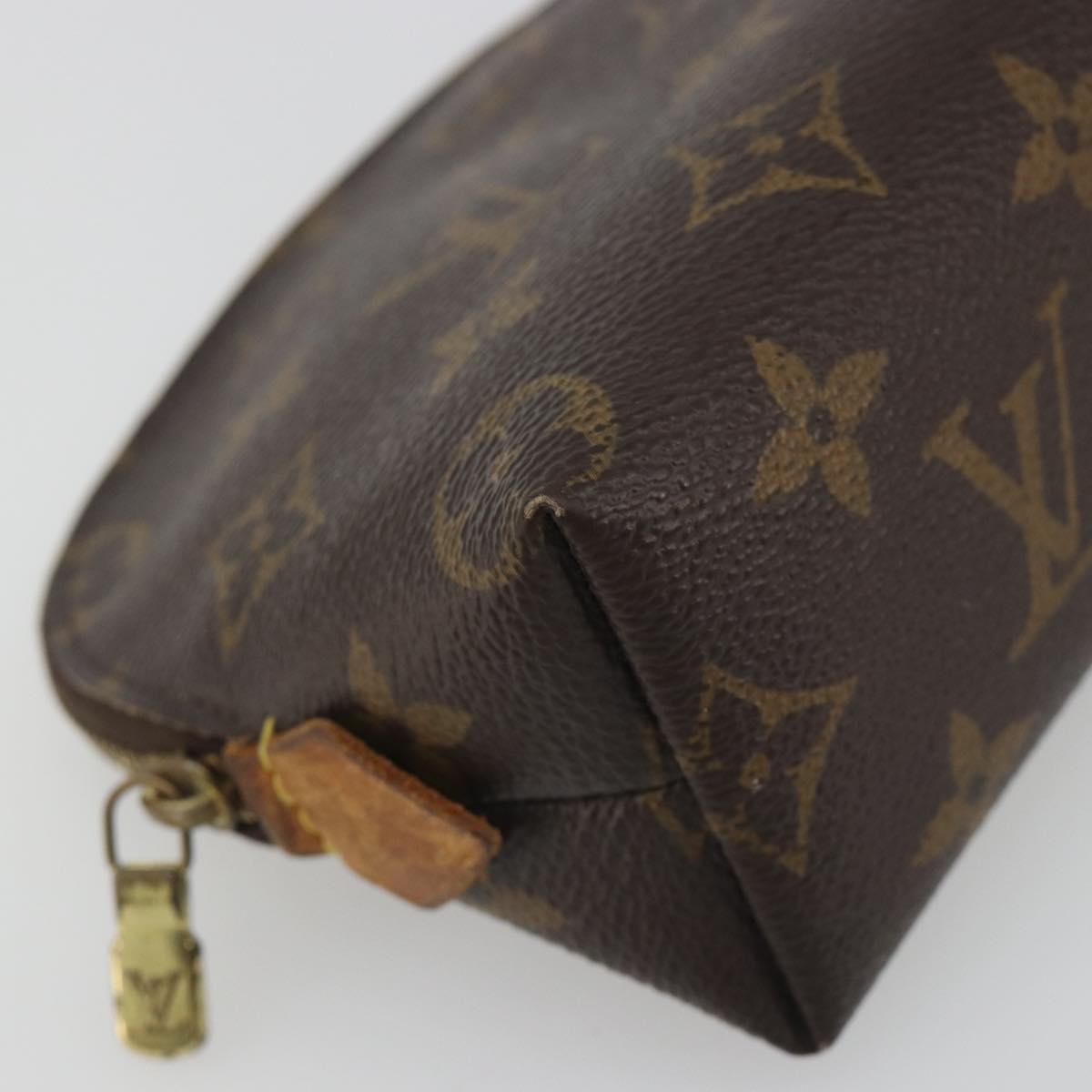LOUIS VUITTON Monogram Pochette Cosmetic PM Pouch M43998 LV Auth BA14535