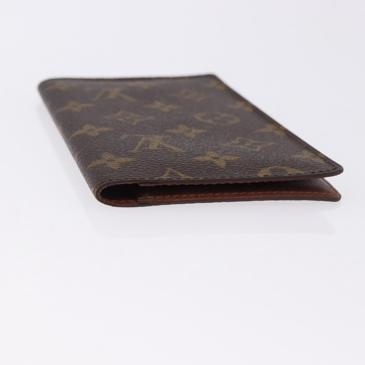 LOUIS VUITTON Monogram Agenda Poche Note Cover R20503 LV Auth BA14538