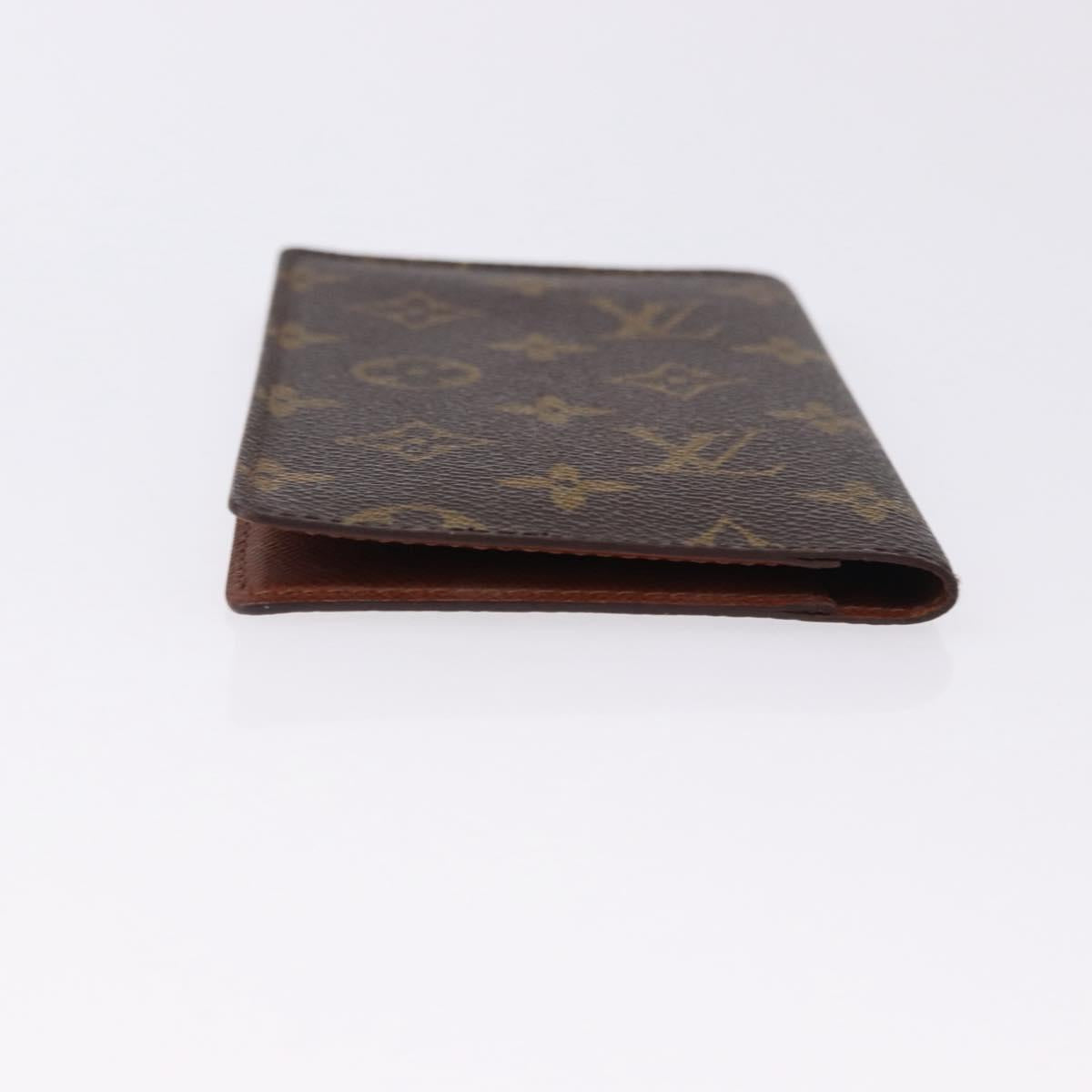 LOUIS VUITTON Monogram Agenda Poche Note Cover R20503 LV Auth BA14538