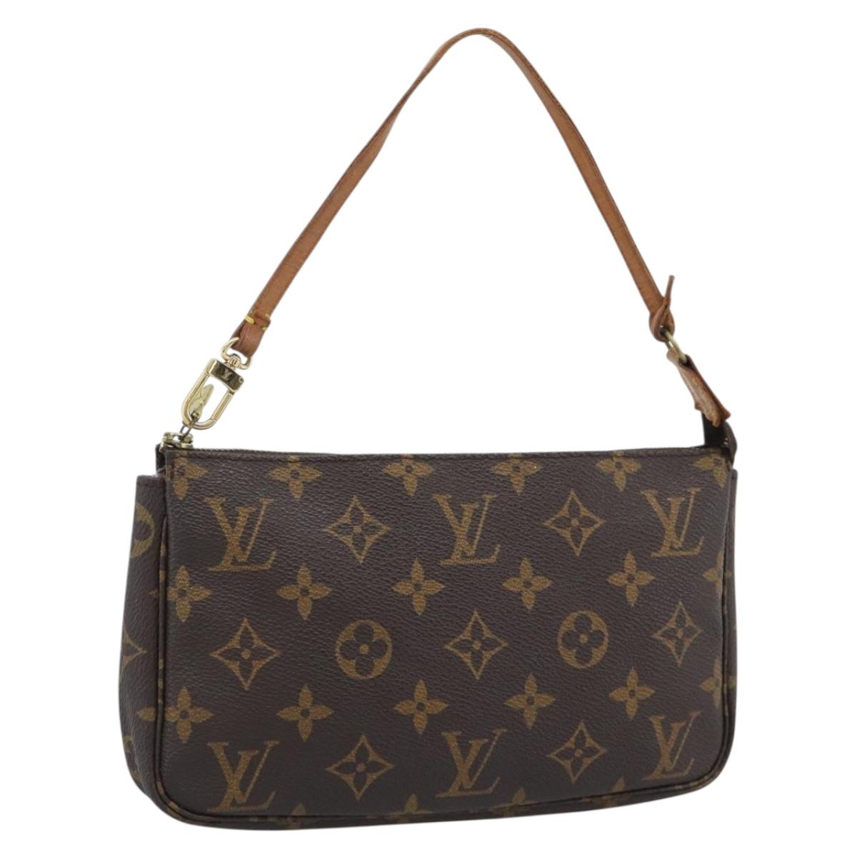 LOUIS VUITTON Monogram Pochette Accessoires Pouch M51980 LV Auth BA14545