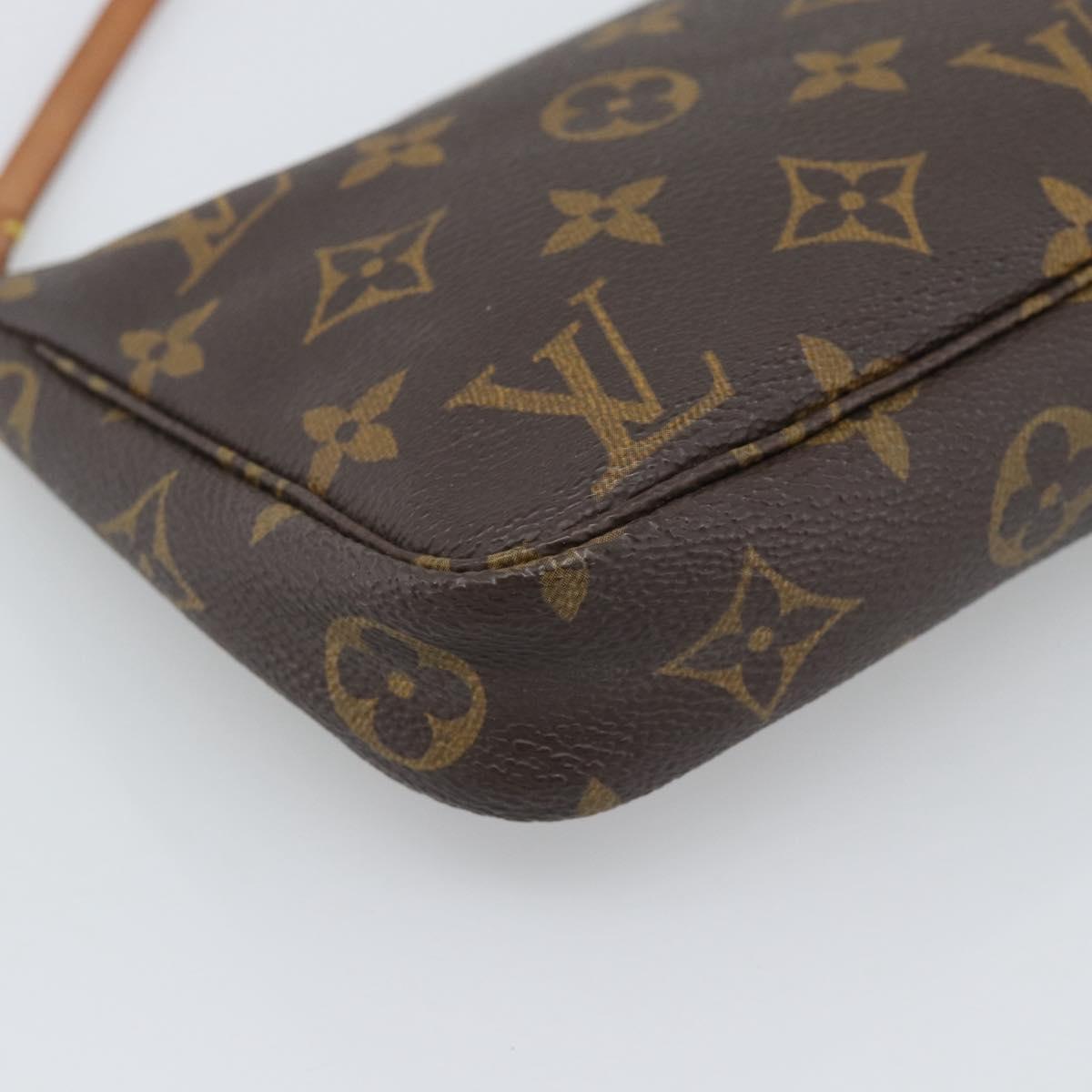 LOUIS VUITTON Monogram Pochette Accessoires Pouch M51980 LV Auth BA14545