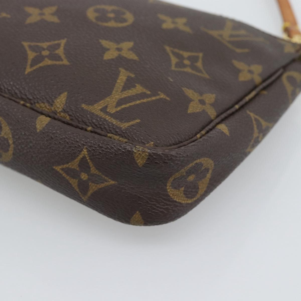 LOUIS VUITTON Monogram Pochette Accessoires Pouch M51980 LV Auth BA14545